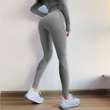 Gym Yoga Pants Sports Wear For Women Tummy Control High Waist Leggins Sport Tights Woman Fitness Seamless Leggings Sportswear