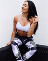 UG Sexy Fitness Yoga Sport Pants Push Up Women Gym Running Leggings Jegging Tights High Waist print Pants Joggers Trousers