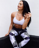UG Sexy Fitness Yoga Sport Pants Push Up Women Gym Running Leggings Jegging Tights High Waist print Pants Joggers Trousers
