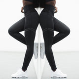 Women Sports Yoga Pants Workout Gym Fitness Athletic Sport Leggings Running Pants Women Stretchy Gym Jogging Tights Black Red