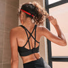 Push Up Sports Bra Top Women Backless Fitness Wire Free Yoga Bra Gym Padded Sports Top Athletic Quick Dry Workout Bras